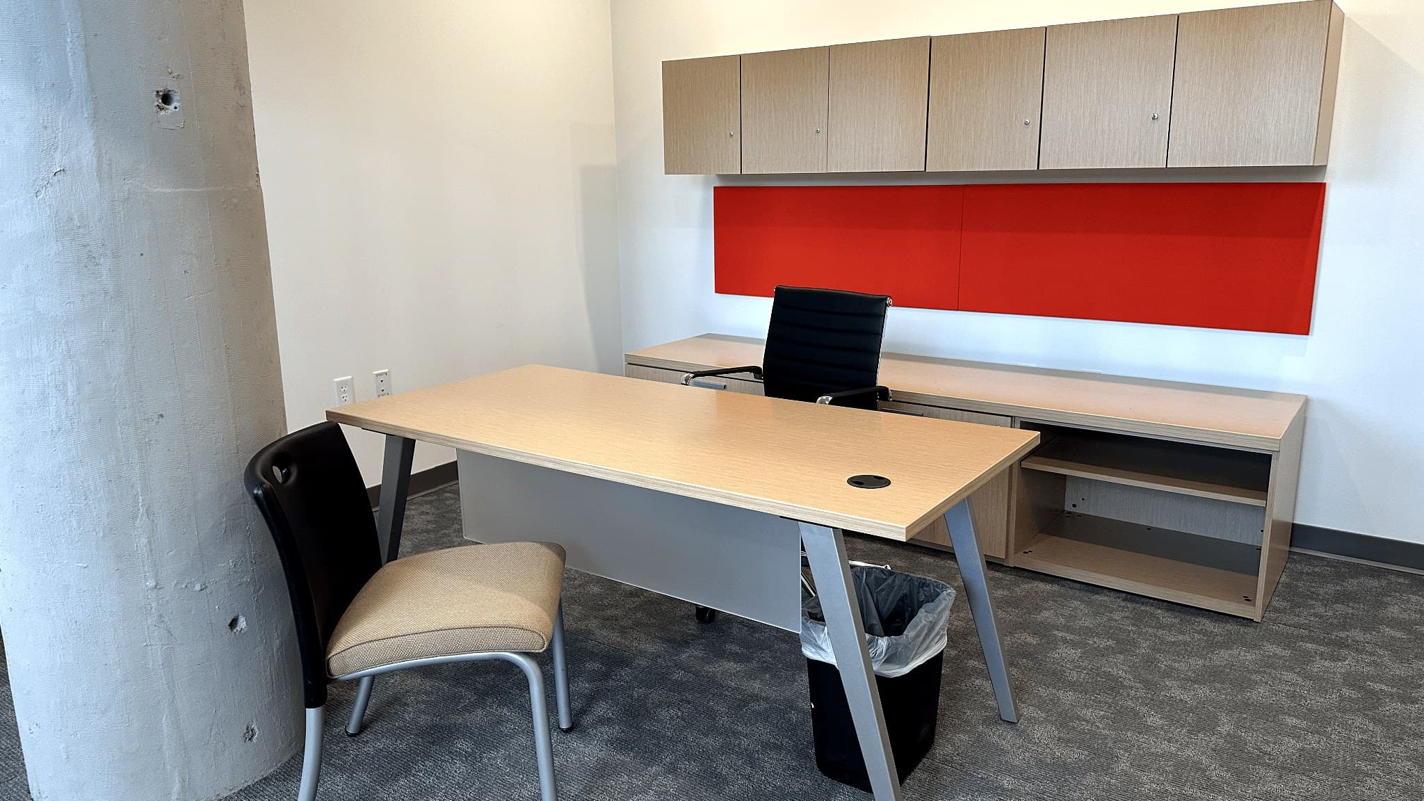 Fully enclosed private office at Murray Place Suites